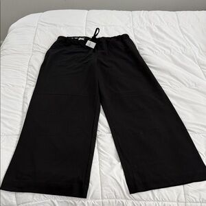 LOFT Black Drawstring Pants